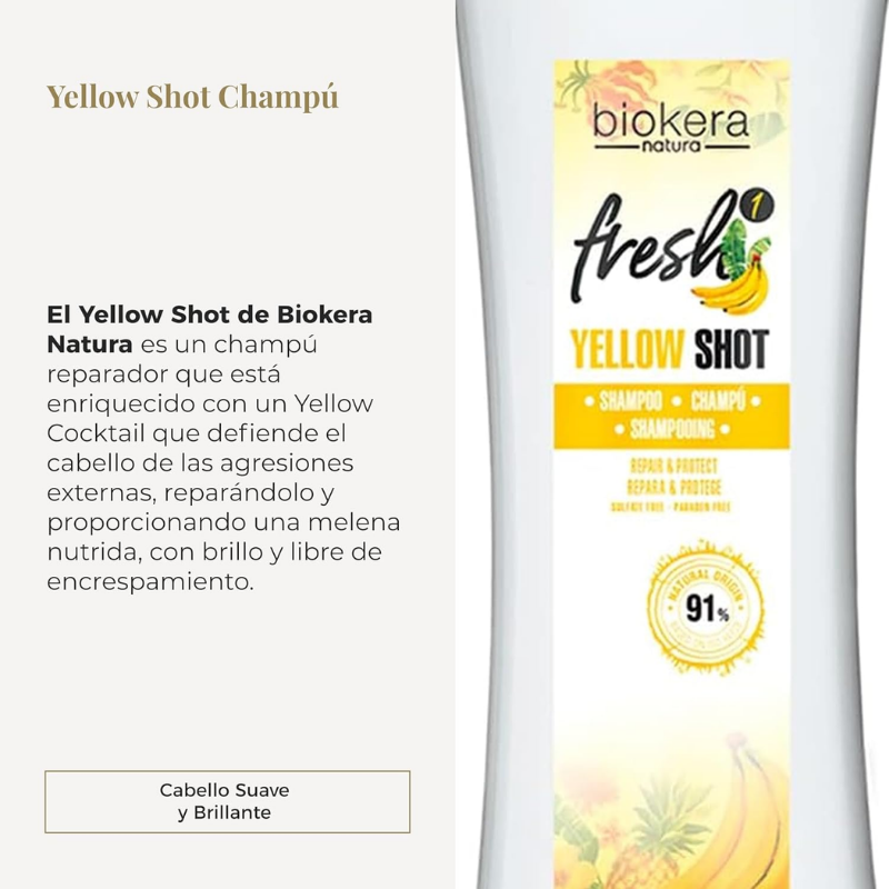 Salerm - Biokera Fresh Yellow Curly Cream - 300 ml