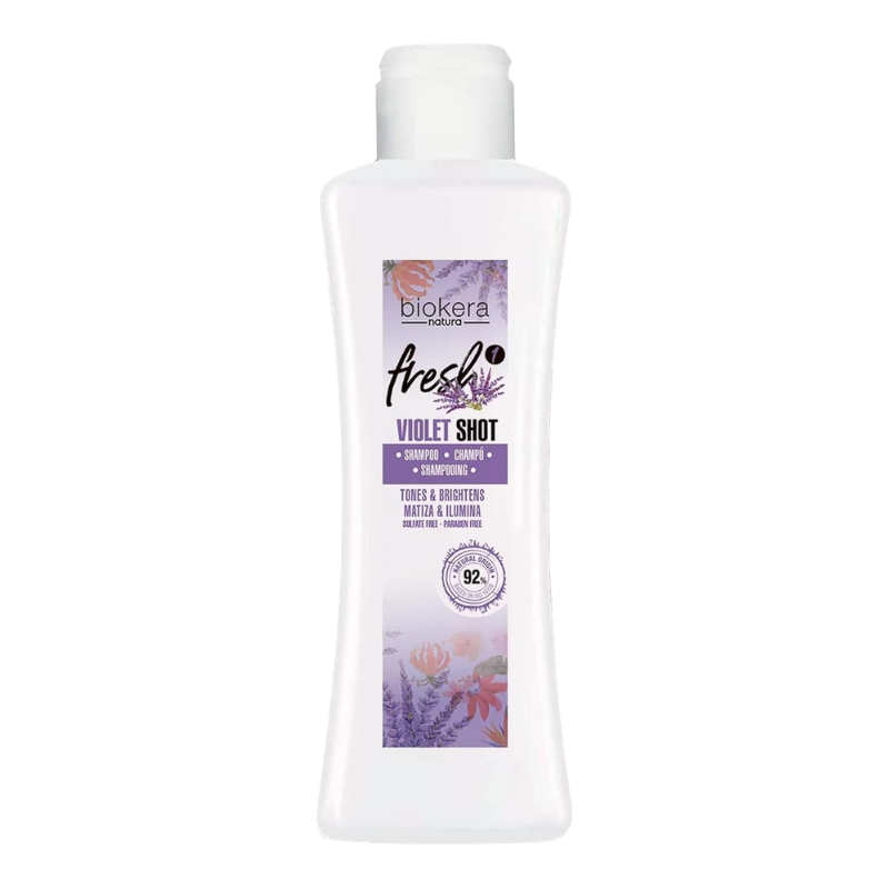 Salerm - Biokera Fresh Violet Champú Ultra - 300 ml