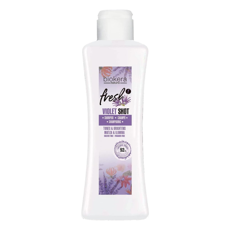 Salerm - Biokera Fresh Violet Champú Ultra - 1000 ml