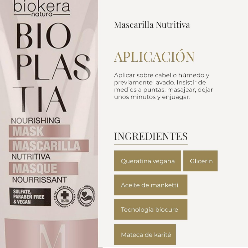 Salerm - Biokera Argan Mascarilla - 200 ml