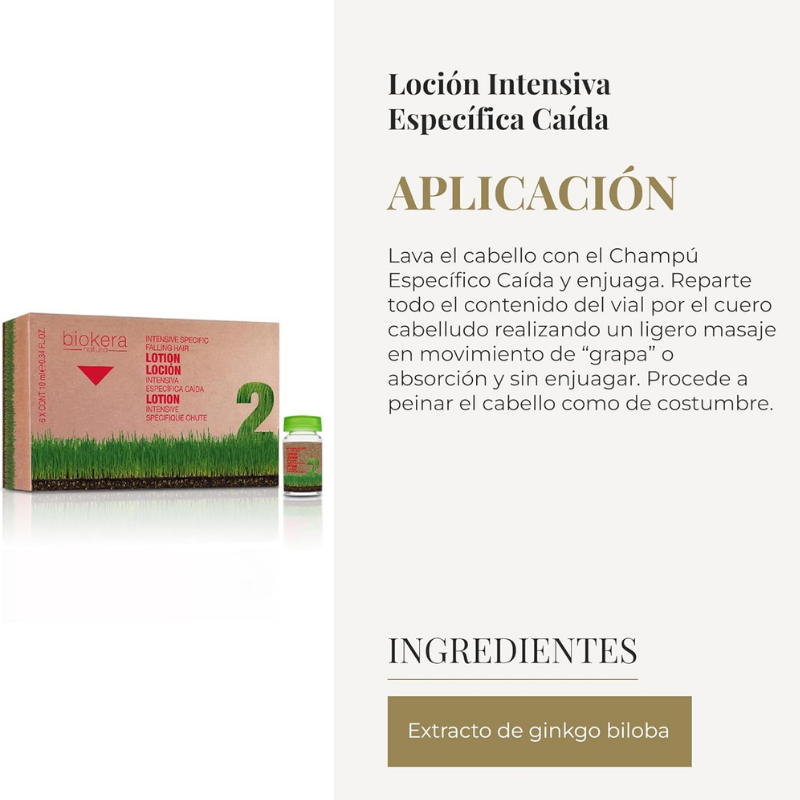 Salerm - Biokera Tratamiento Intensivo Caída - 6 x 10 ml