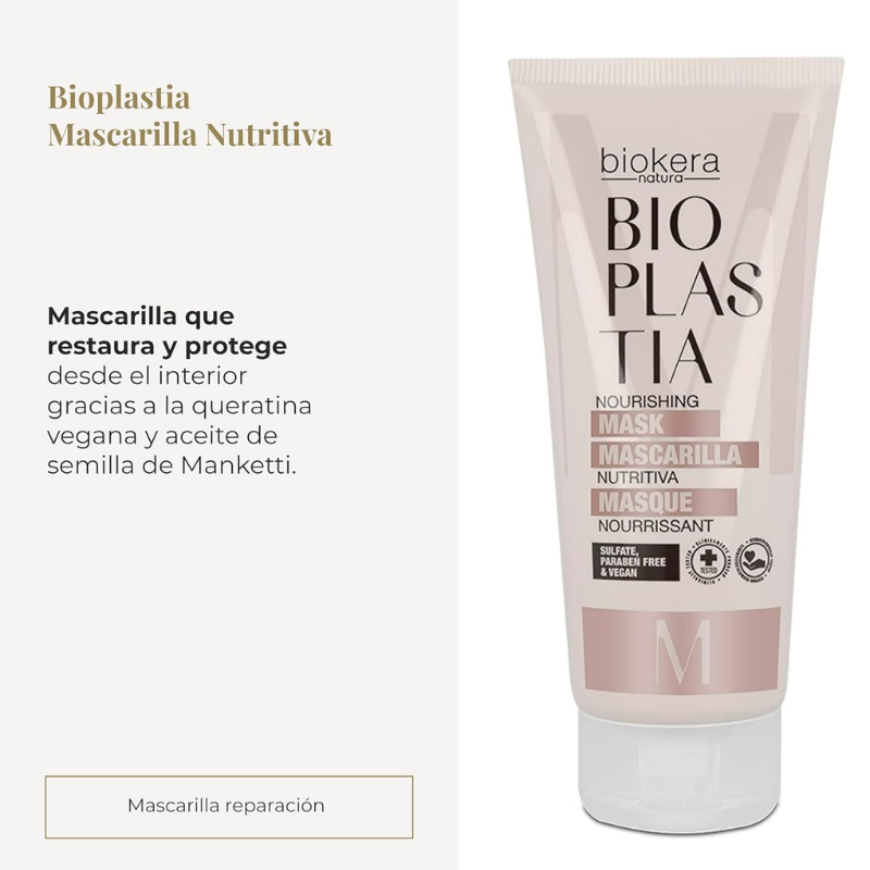 Salerm - Biokera Mascarilla Especial Grasa - 200 ml
