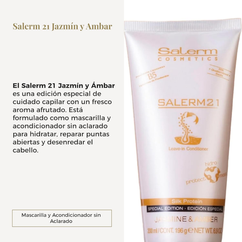 Salerm - Salerm 21 Tubo Jazmín & Ámbar - 200 ml