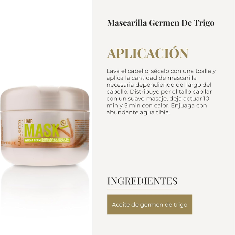 Salerm - Mascarilla Germen de Trigo - 200 ml