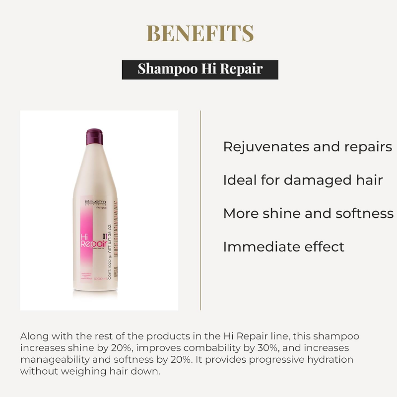 Salerm - Hi Repair Champú Tubo - 50 ml