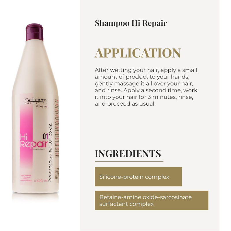 Salerm - Hi Repair Champú Tubo - 50 ml