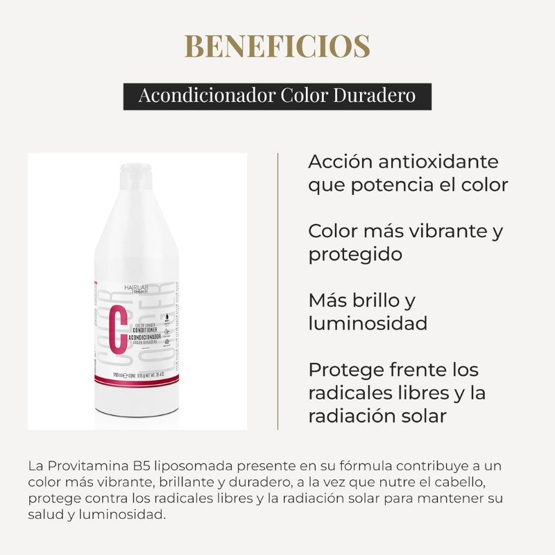 Salerm - Acondicionador Color Duradero - 1200 ml