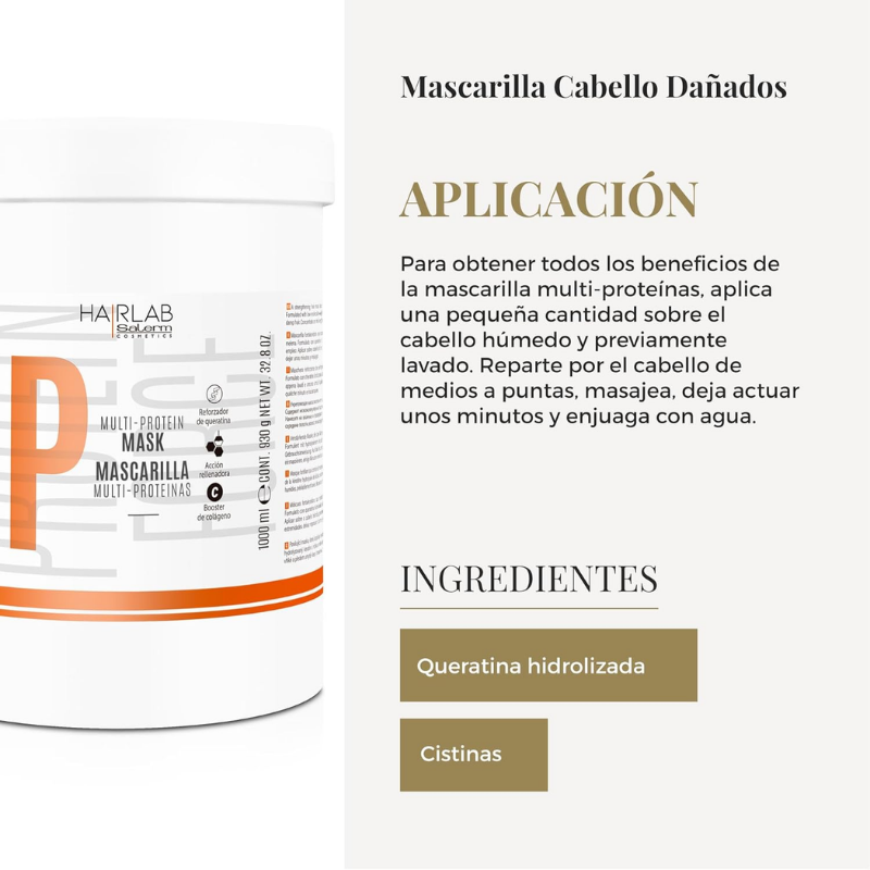 Salerm - Mascarilla Multiproteínas - 1000 ml