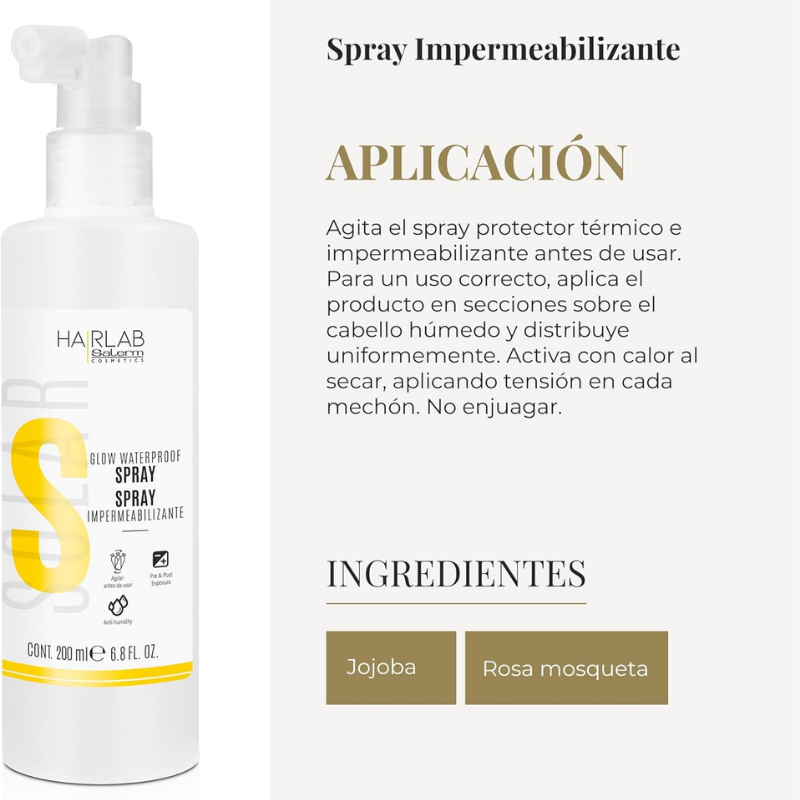 Salerm - Glow Waterproof Spray - 200 ml