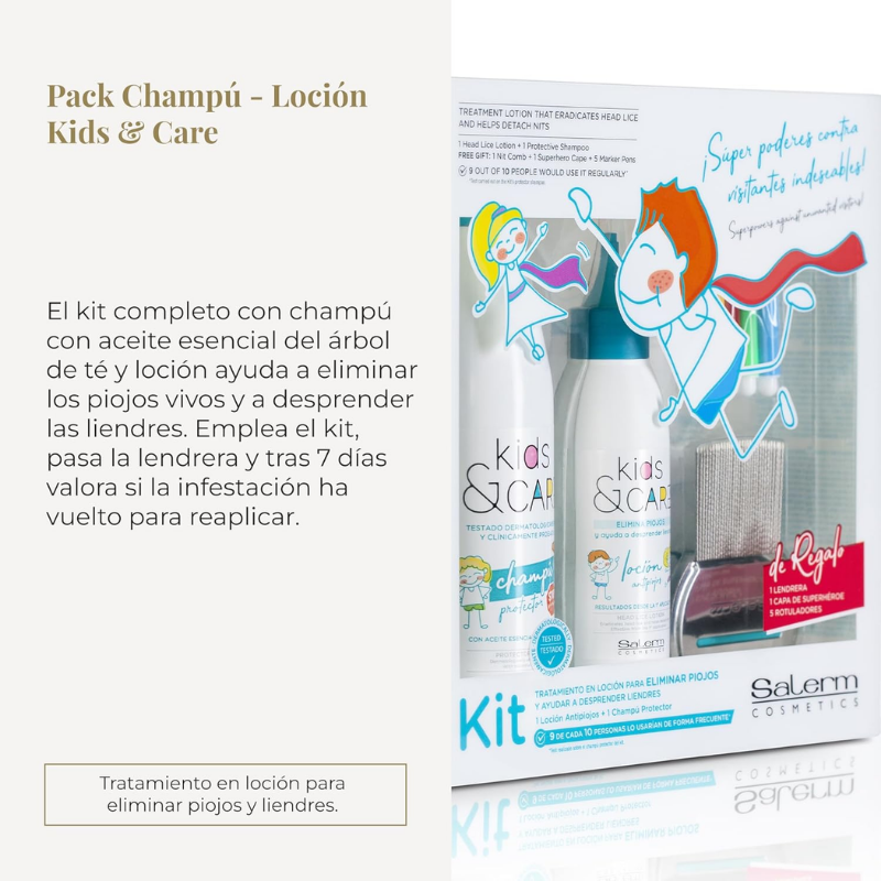 Salerm - Kids & Care Kit (Champú + Loción)