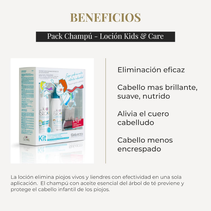 Salerm - Kids & Care Kit (Champú + Loción)