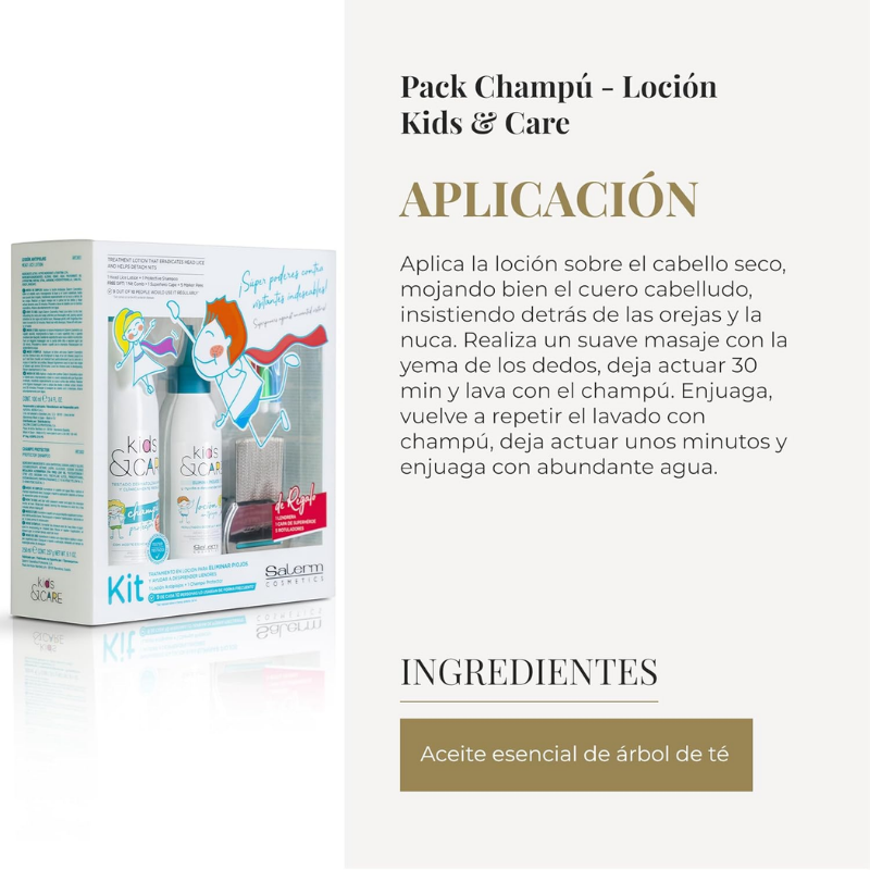 Salerm - Kids & Care Kit (Champú + Loción)