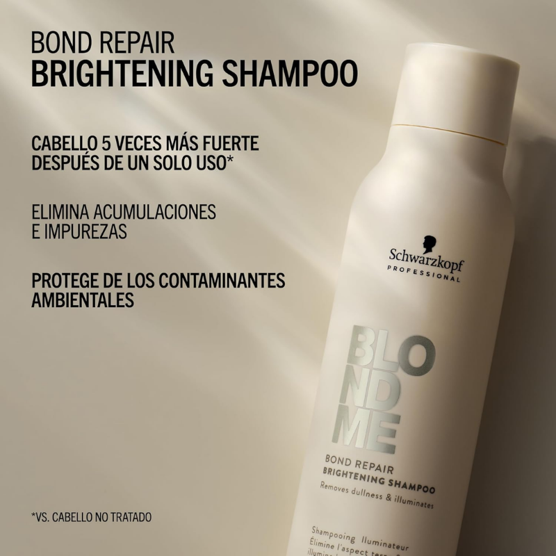 Schwarzkopf - BlondMe Keratin Restore All Blondes Champú Ligero - 300 ml