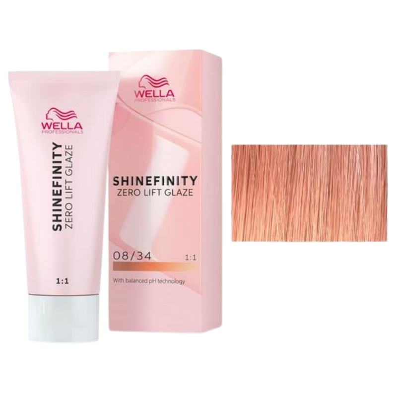 Wella Professionals - Shinefinity Glaze Light Blonde - 08/34 - 60 ml