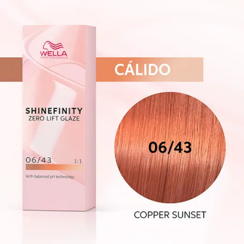 Wella Professionals - Shinefinity Glaze Gold - 06/43 - 60 ml