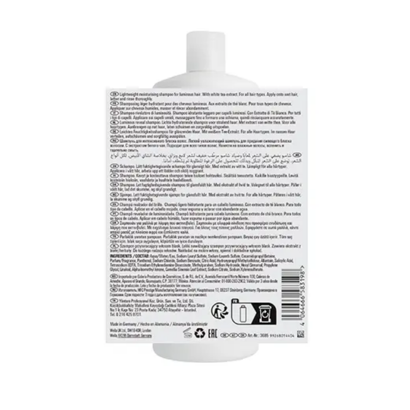 Wella Professionals - Oil Reflections Champú - 1000 ml