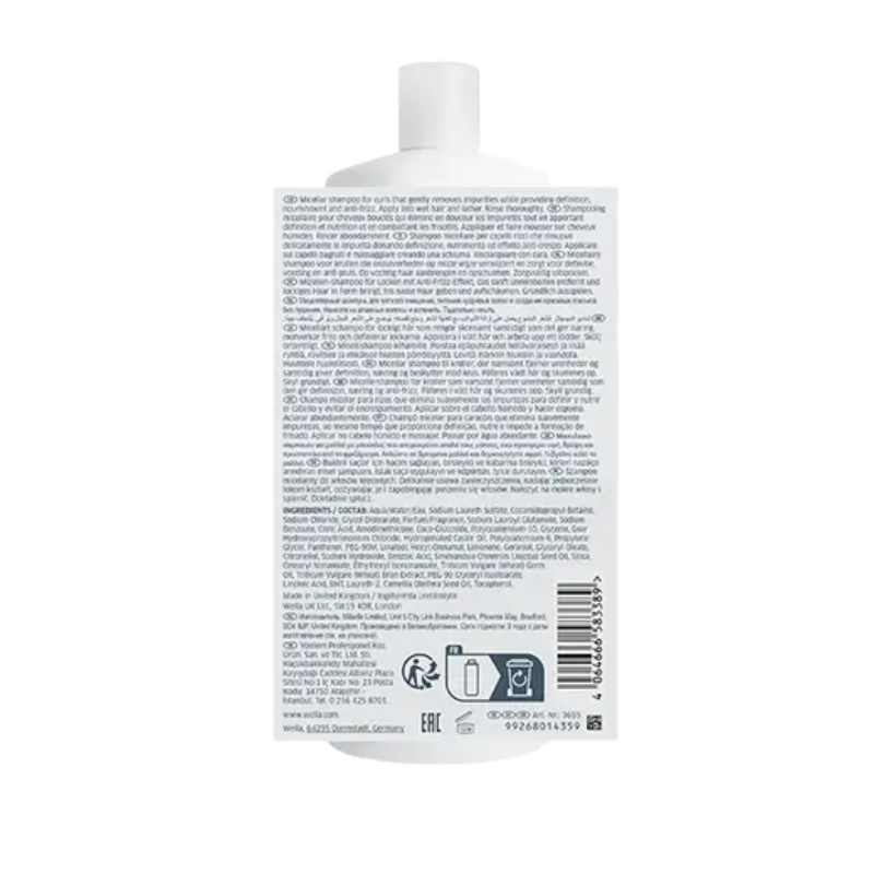 Wella Professionals - Nutricurls Champú Cabello Rizado - 1000 ml